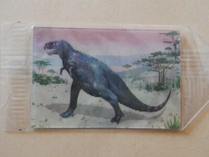 KELLOGGS 3D PREHISTORIC MONSTERS & THERE PRESENT CARD . 1971 MINT IN BAG - Picture 1 of 4