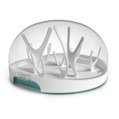 Esterilizador de vapor para microondas Nanobebe verde azulado Foto 1 de 4