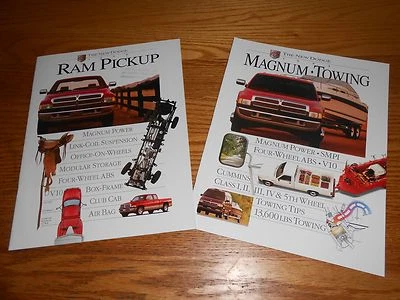 1995 DODGE RAM пикап каталог плюс ' 95 буксировки брошюра 1500, 2500, 3500  - Изображение 1 из 4