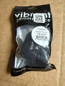 Vibrant 10255 Black Anodized Aluminum -12AN x 3/4" NPT 90 Degree Adapter Fitting - Bild 1 von 1