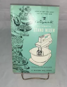 Libro de instrucciones y recetas de mezclador de pie automático Wizard - Imagen 1 de 5