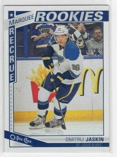 Dmitrij Jaskin 13-14 O-Pee-Chee OPC Marquee Rookies #574 St. Louis Blues - Image 1 of 1