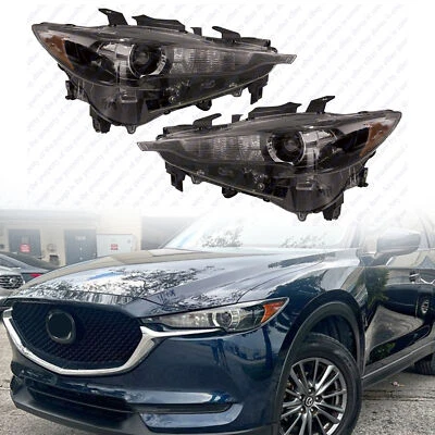 For 2017 2021 Mazda CX-5 CX5 LED Headlight Lamp Assembly no AFS Left Right Pair - Image 1 of 4