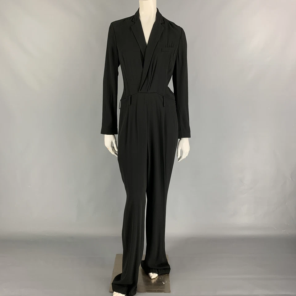 Mono Ralph Lauren Colección Talla 8 Negro Viscosa Acetato Foto 1 de 4