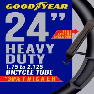 Goodyear 24" X 1.75-2.125 Heavy Duty Bike Tube - Picture 1 of 9