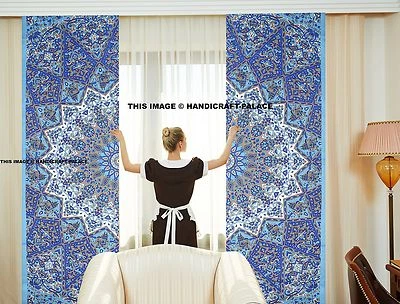 Indian Star Mandala Hippie Tapestry Door Cutain Window Cotton Curtains Bohemian - Image 1 of 2