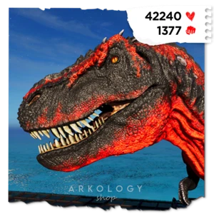 ARK Survival Ascended PVE BOSS Rex Top Stats 1377% DM Adult Deadpool PS5/XBOX/PC - Bild 1 von 7