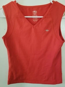 Athletic Works Girls Sleeveless Muscle Shirt Size Small 4-6 Classic Red - Picture 1 of 5