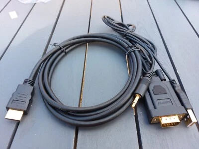 Displayport to VGA adapter powered - Image 1 of 4