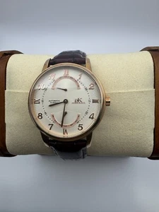 Adee Kaye ak4000-m Classico Collection Automatic Rose-tone/Ivory 41mm-RARE - Picture 1 of 10