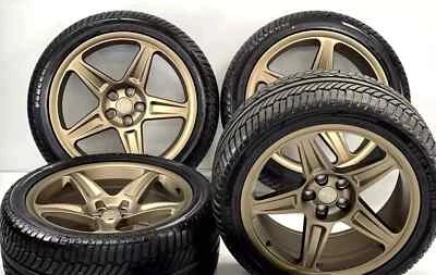 (4)  20x9.5 DEMON BRONZE WHEELS RIMS TIRES SRT DODGE CHARGER CHALLENGER SCAT - Imagem 1 de 4