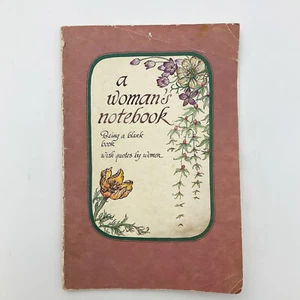 A Woman's Notebook Blank Book Art and Poems Softcover Gift Book - Imagen 1 de 15