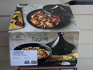 Emile Henry Flame Tagine, 2,6 Quart, anthrazit Herd Made in FRANKREICH NEU - Bild 1 von 11
