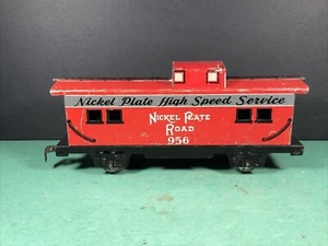 VTG Marx Mar Lines | Nickel Plate Road 956 High Speed Service Caboose | O Scale - Picture 1 of 12