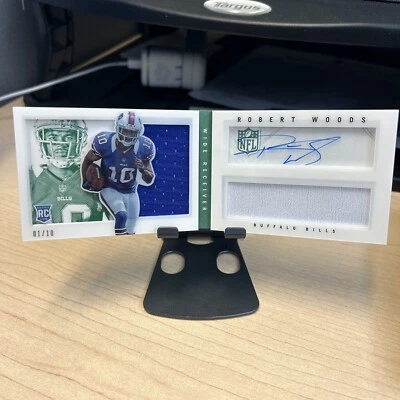 2013 Panini Playbook RC 3 patch AUTO #231 Robert Woods 1/10 🔥SSP🔥  - Image 1 of 4