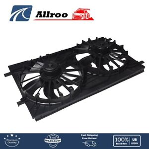 68002051AA Dual Radiator & Condenser Fan Assembly For 07-17 Jeep Compass 2.4L l4