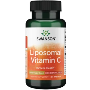 Swanson Liposomal Vitamin C - High Bioavailability 1,000 mg 60 Tabs - Picture 1 of 6