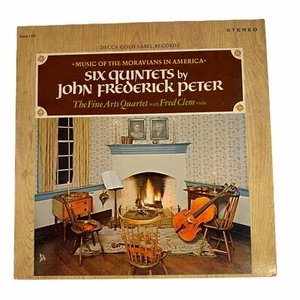 Six Quintets by John Frederick Peter The Fine Arts Quartet With Fred Clem Viola - Picture 1 of 12