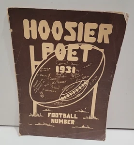 James Whitcomb Riley Hoosier Poet Football 1931 Yearbook South Bend Indiana IN - Picture 1 of 8