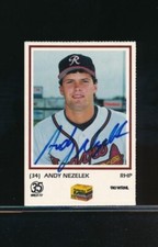 1989 Richmond Braves Team Issue Andy Nezelek #34 RC signed auto autograph 