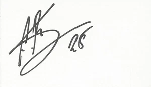 CELTIC, AJAX & FEYENOORD: EVANDER SNO FIRMADA 3x5 TARJETA BLANCA + CERTIFICADO DE AUTENTICIDAD - Imagen 1 de 1