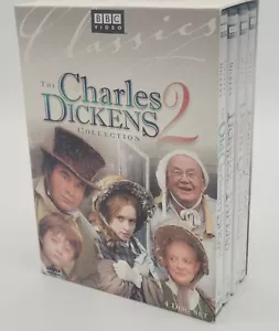 Charles Dickens Collection 2 4x DVD Disc Box Set W/ Slipcase Cover - Imagen 1 de 3