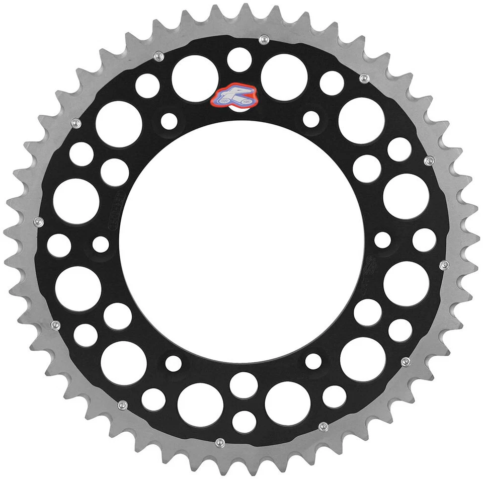 Renthal Twinring Rear Sprocket-Husqvarna-FC/FE/TC/TE 125-501-03-24-50-Black - Mo - Image 1 of 1
