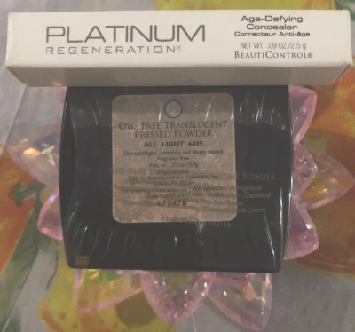 Beauticontrol Translucent Powder LIGHT & Platinum Regeneration Concealer “Light” - Image 1 of 4