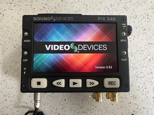 Sound Devices PIX 240 & Case with leads - Picture 1 of 11