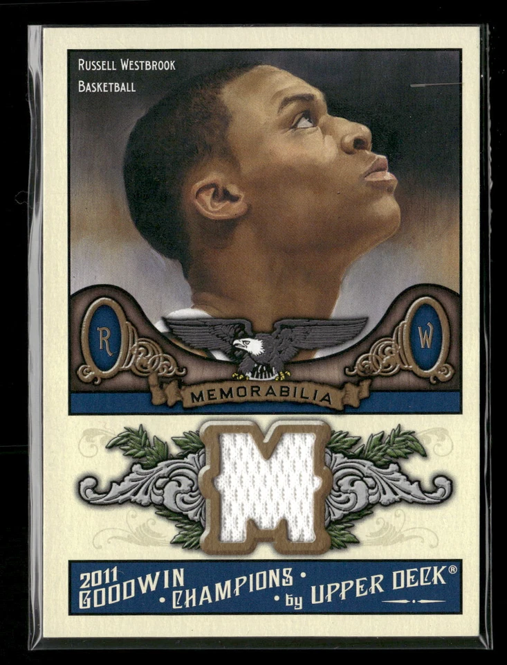 Russell Westbrook 2011 Upper Deck Goodwin Champions #M-RW Memorabilia - Image 1 of 2