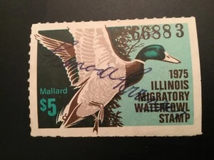 ICOLLECTZONE US 1975 Illinois IL1 Duck Stamp VF Used - Picture 1 of 1