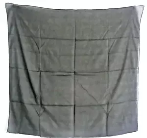 Baumwolltuch Halstuch Schal Bandana Uni schwarz 100 x 100cm Universaltuch - Bild 1 von 1