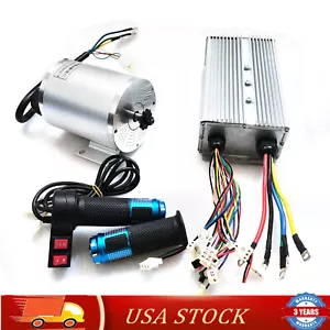 Kit Motor BLDC Y Controlador Sin Escobillas 72V 3000W Para Scooter Eléctrico Go Kart - Imagen 1 de 11