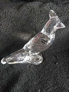 Baccarat Kristallklar Kardinal Vogel Figur - Bild 1 von 5