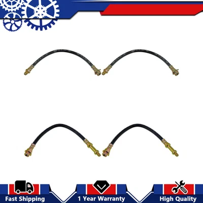 Kit dianteiro traseiro linha de mangueira de freio 4x para Plymouth Belvedere 1970 Plymouth Cuda 1971 - Imagem 1 de 4