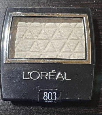 L'OREAL WEAR INFINITE SINGLE EYE SHADOW #803 SEASHELL-SEALED - Image 1 of 4