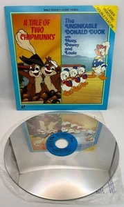 Walt Disney LaserDisc A Tale Of Two Chipmunks The Unsinkable Donald Duck Double  - Picture 1 of 7