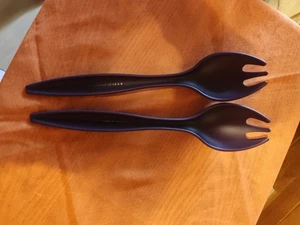 Tupperware Allegra Salatbesteck Lila Salatgeber Salat Besteck - NEU - Bild 1 von 1
