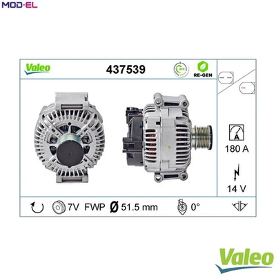 ALTERNATOR 437539 FOR JEEP GRAND/CHEROKEE/III/SUV COMMANDER  MERCEDES-BENZ - Image 1 of 4