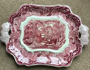 Masons Patentironstone Vista Large Display Plate Vintage Farmhouse 15” X 10” - Picture 1 of 24