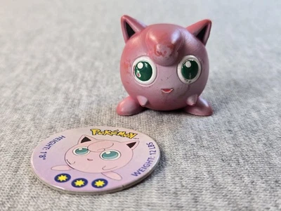 Figura TOMY Pokemon Jigglypuff 1998 Nintendo Coleccionable Disco Juguete Foto 1 de 4