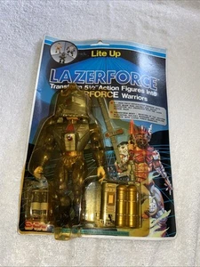 Vintage Lite Up Lazerforce Warrior Factory Sealed Neu. Arme Karte. RAR! Selten! - Bild 1 von 9