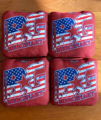 Bolsas Cornhole Star Spangle BG MERCENARY PRO - Sello ACL Pro 2025 - Nuevas Foto 1 de 2