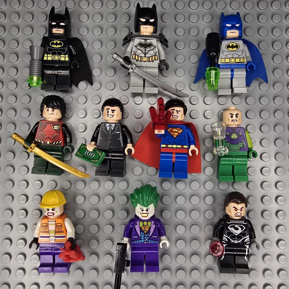 Lego DC Super Heroes Minifigures Lot and Accessories - Image 1 of 1