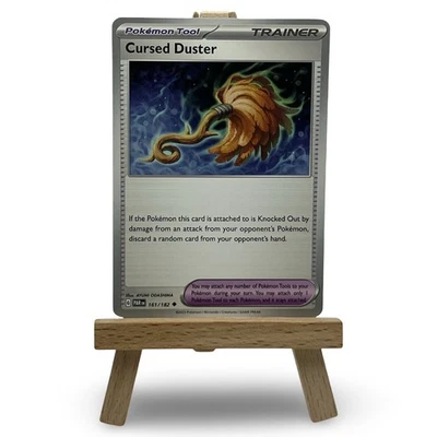 Pokemon Cursed Duster 161/182 Paldean Fates - Trainer Tool - Image 1 of 2