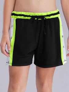 Kids Boys Pants Contrast Color Bottoms Workout Shorts Tear Away Sportwear Gym - Picture 1 of 36