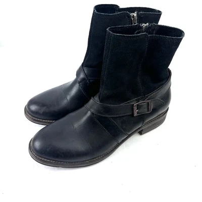 Wolverine Pearl Ankle Boot 8.5 Black Leather Zip Up Bootie Womens - Image 1 of 4