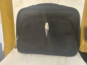 Delsey France Small Luggage Bag With Emirates Logo On - Black - Good Condition - Picture 1 of 12