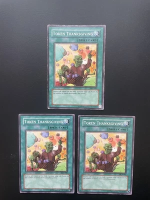 Yugioh Token Thanksgiving DCR-041 Unlimited Edition Common HP X3 - Image 1 of 2