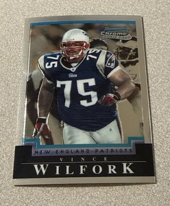 2004 Bowman Chrome RC #133 Vince Wilfork Patriots See Note - Bild 1 von 3